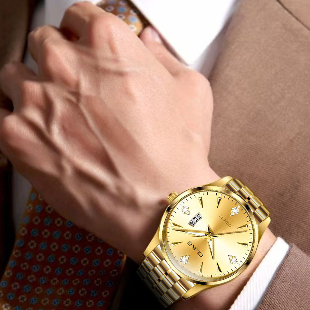 OLIKA 1903 Men's Gold Quartz Watch
