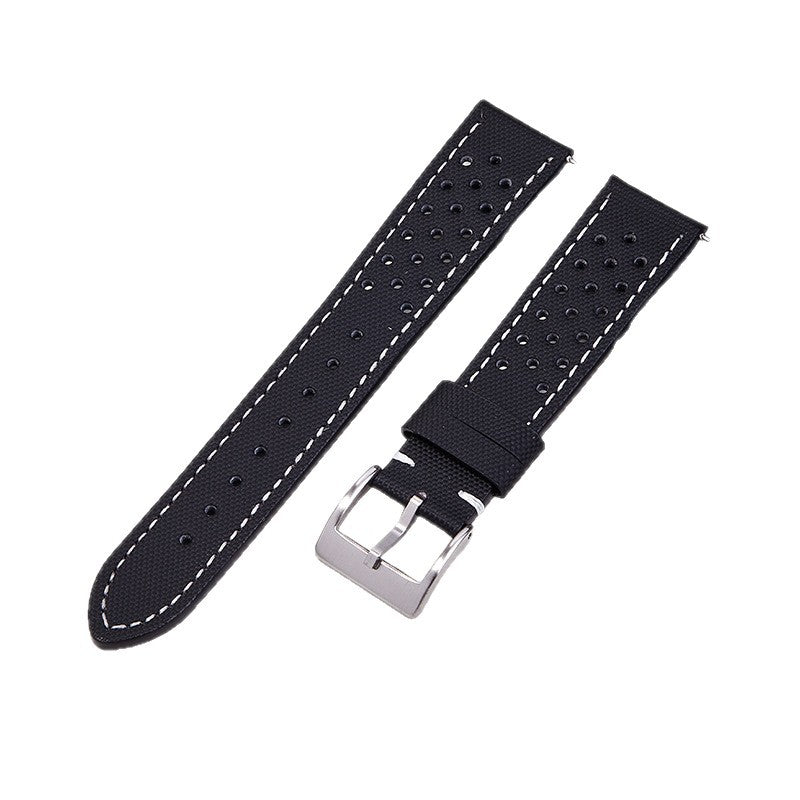 Breathable porous Oxford cloth watch strap