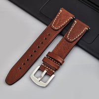High-end vintage tree resin leather strap