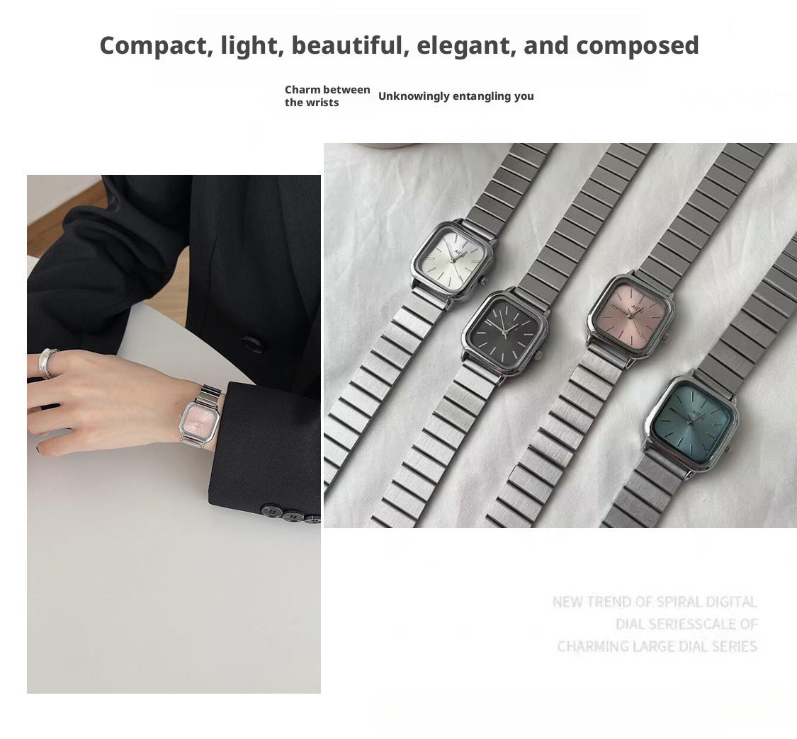 Mstianq 1126 Women's Square Quartz Watch