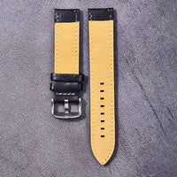 Oil wax leather genuine leather watch strap