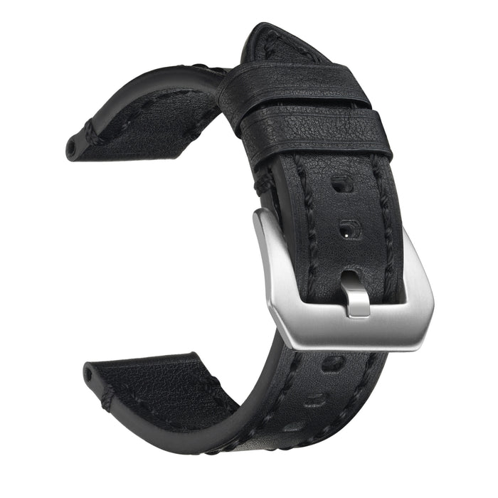 Vintage Oil Bead Handmade Genuine Leather Watch Strap