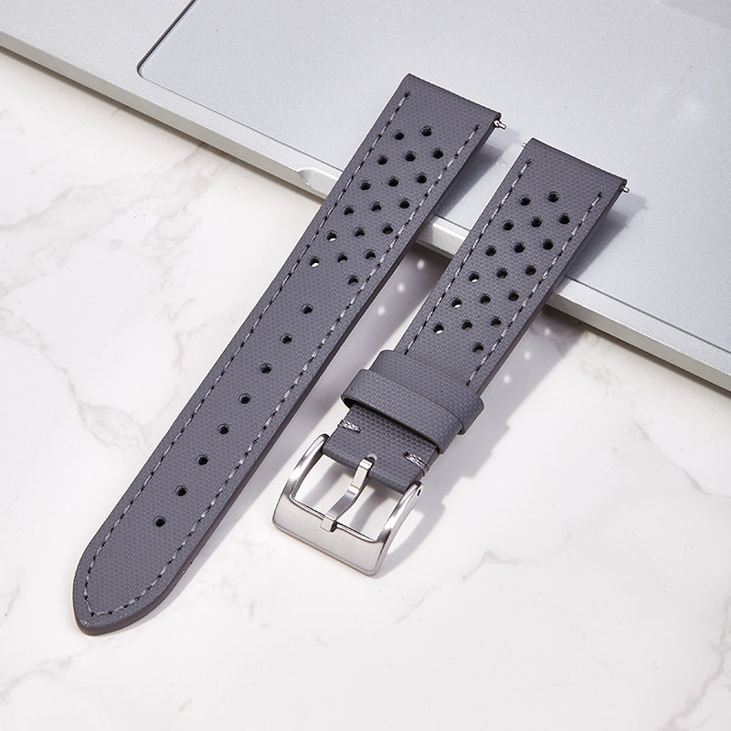 Breathable porous Oxford cloth watch strap