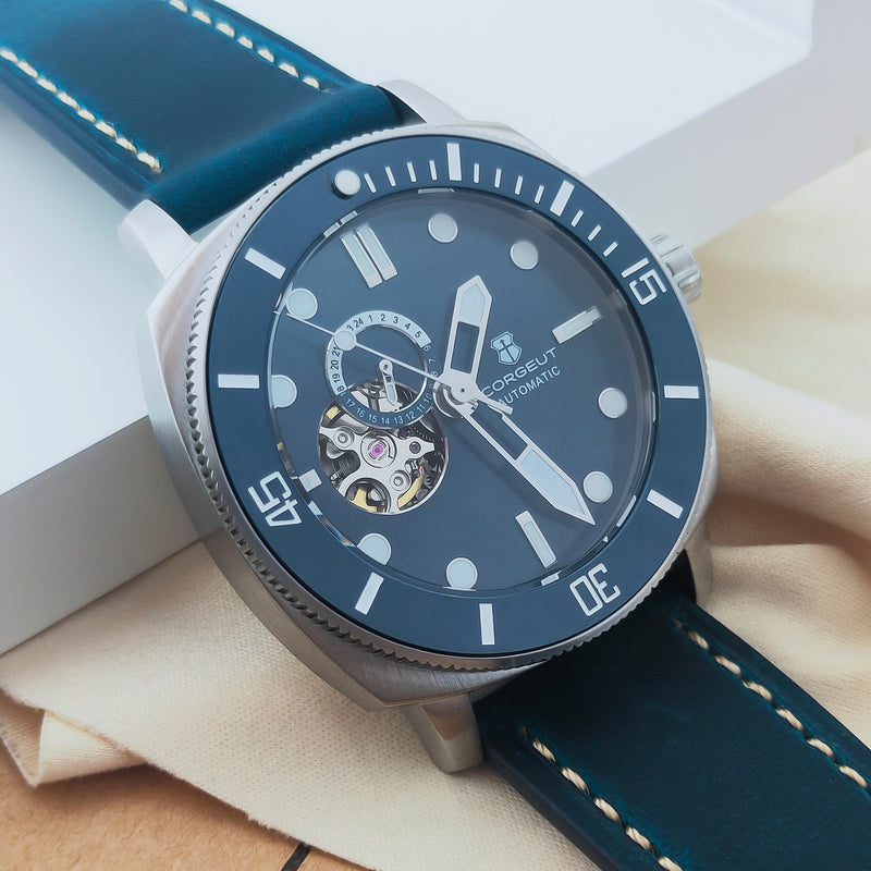 Corgeut 6030 NH39 Movement Sapphire Mirror 100m waterproof