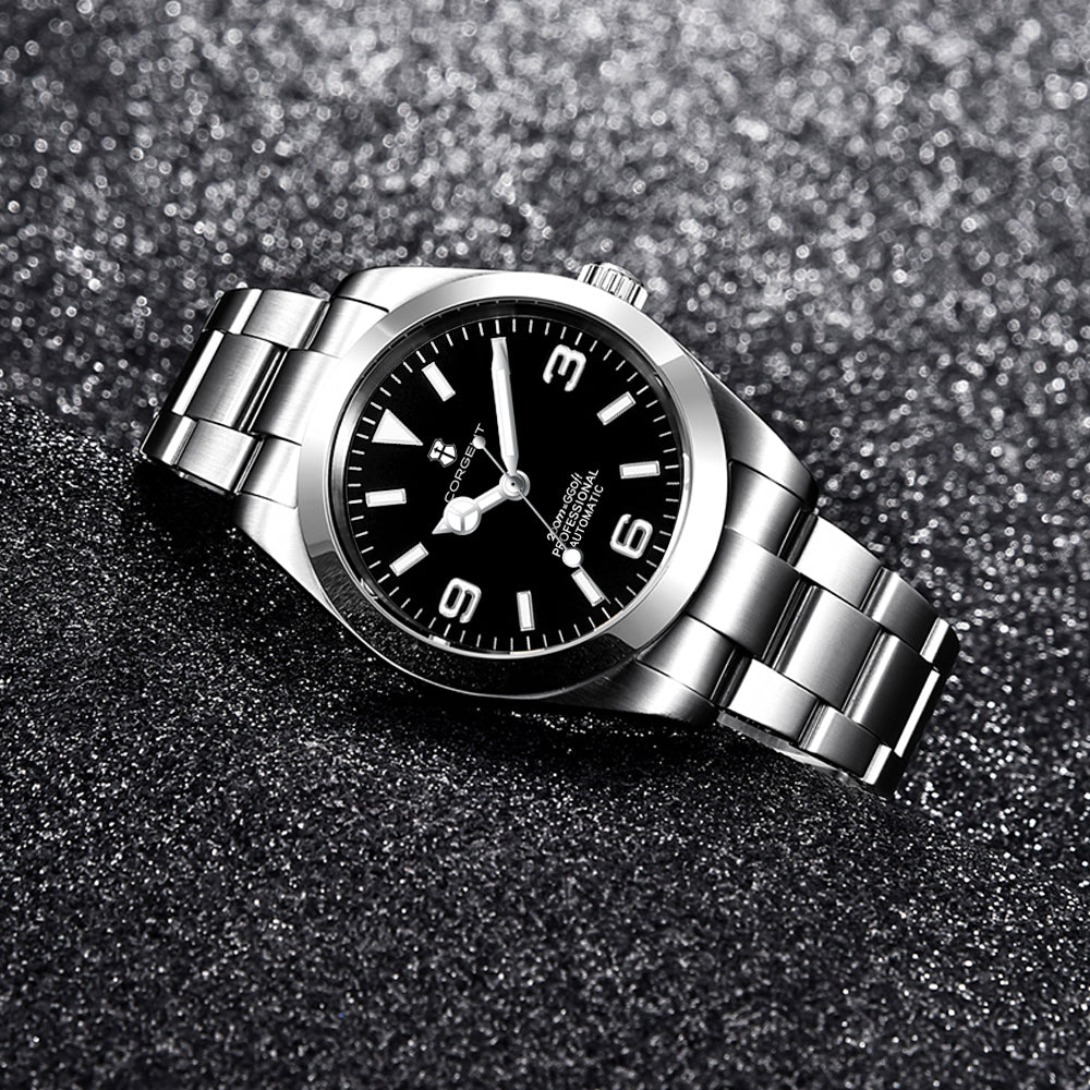 Corgeut 6002 NH35 Movement Sapphire Mirror 100m waterproof