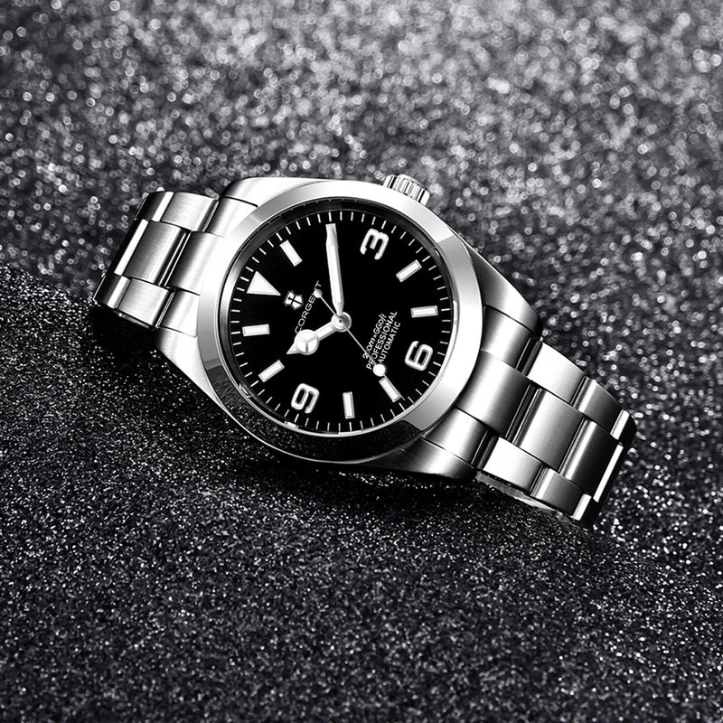 Corgeut 6002 NH35 Movement Sapphire Mirror 100m waterproof