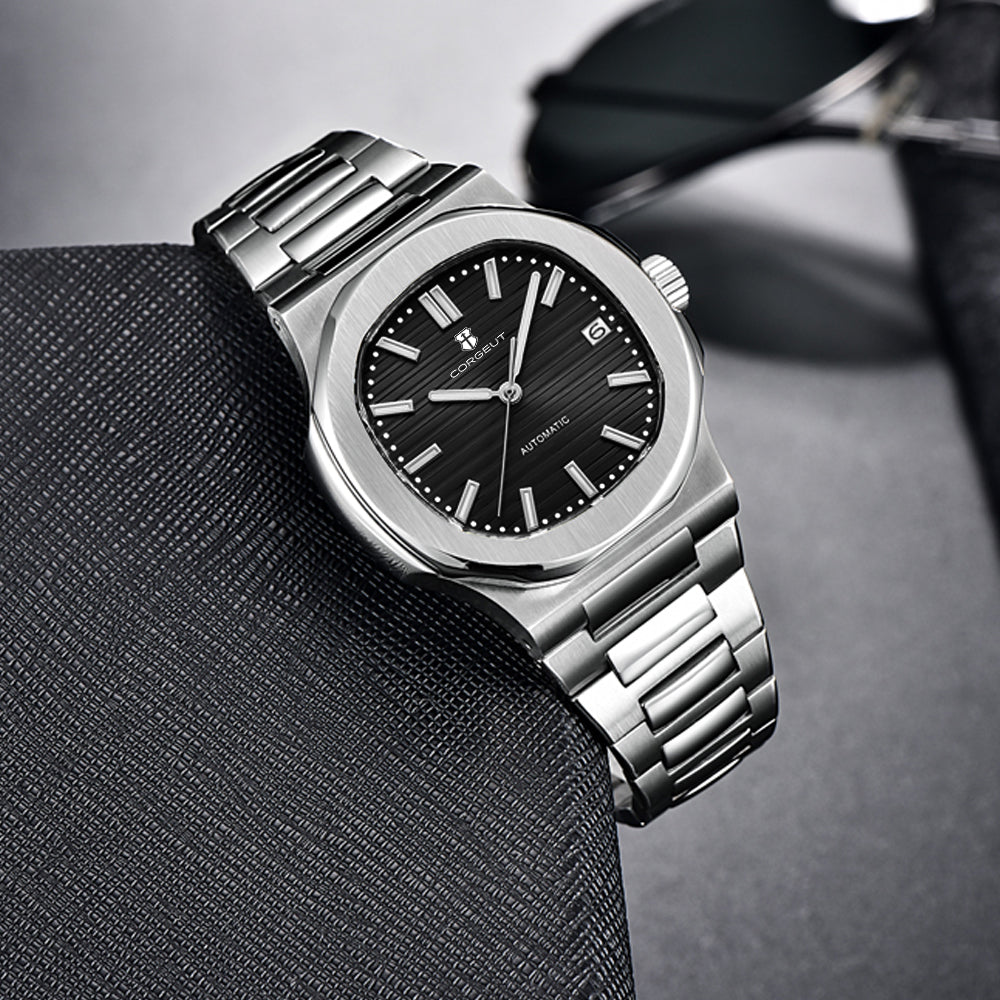 Corgeut 6017 NH35 Movement Sapphire Mirror 100m waterproof