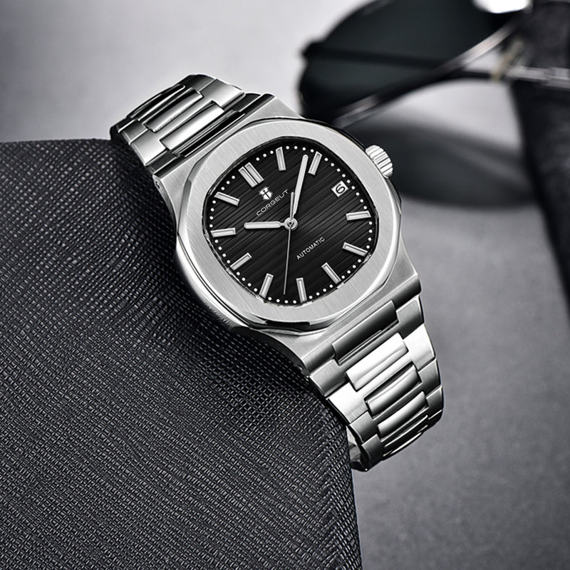 Corgeut 6017 NH35 Movement Sapphire Mirror 100m waterproof