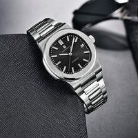 Corgeut 6017 NH35 Movement Sapphire Mirror 100m waterproof