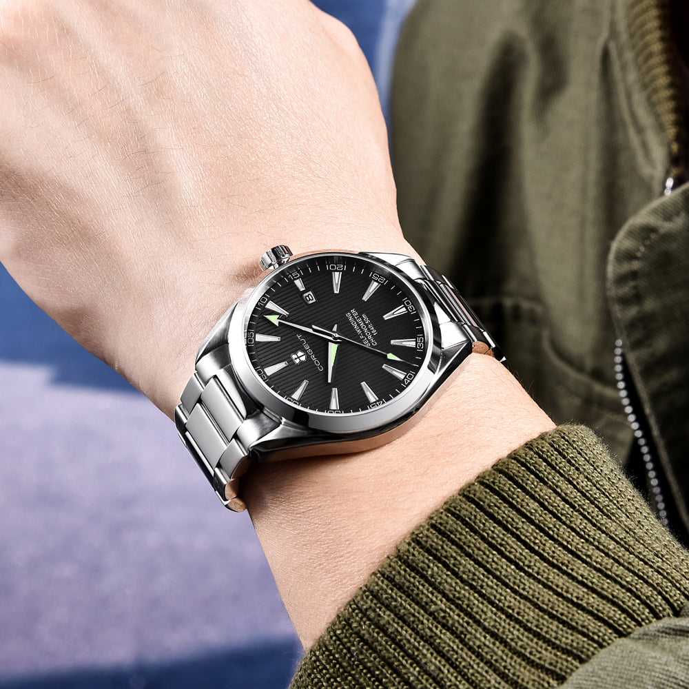 Corgeut 6010 NH35 Movement Sapphire Mirror 100m waterproof