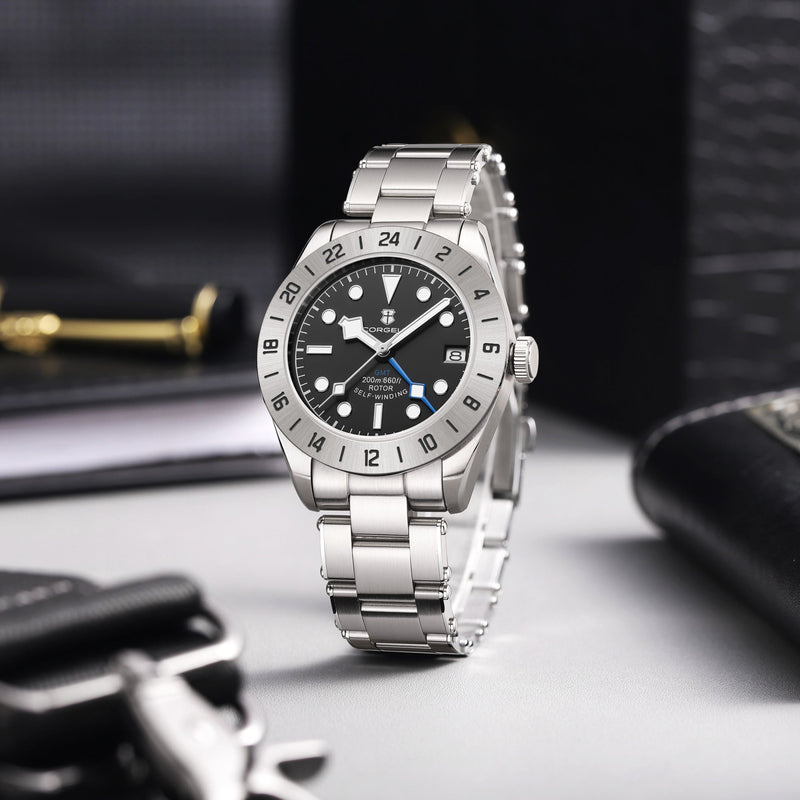 Corgeut 6005 NH35 Movement Sapphire Mirror 200m waterproof