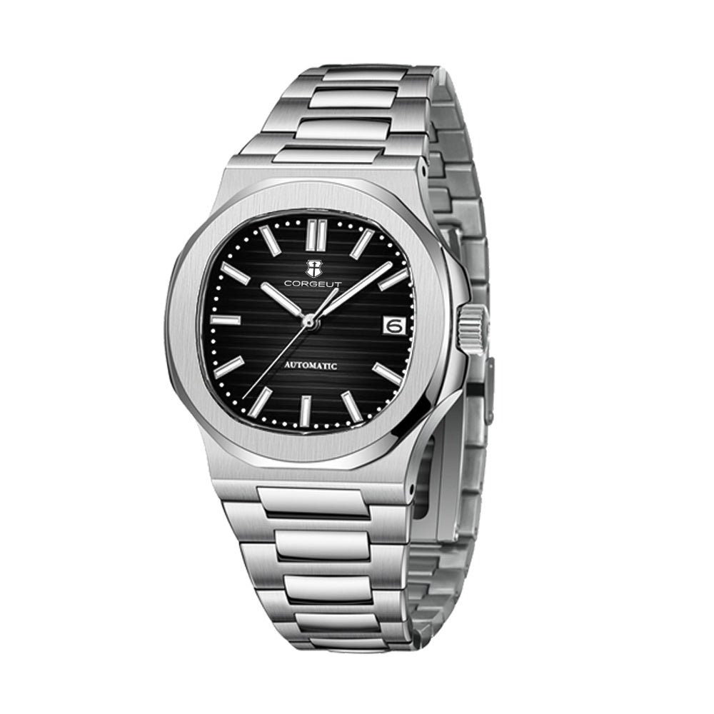 Corgeut 6017 NH35 Movement Sapphire Mirror 100m waterproof