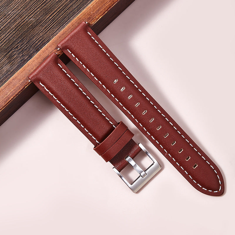Wholesale Top Layer Calfskin Leather Simple Watch Band  18cmm