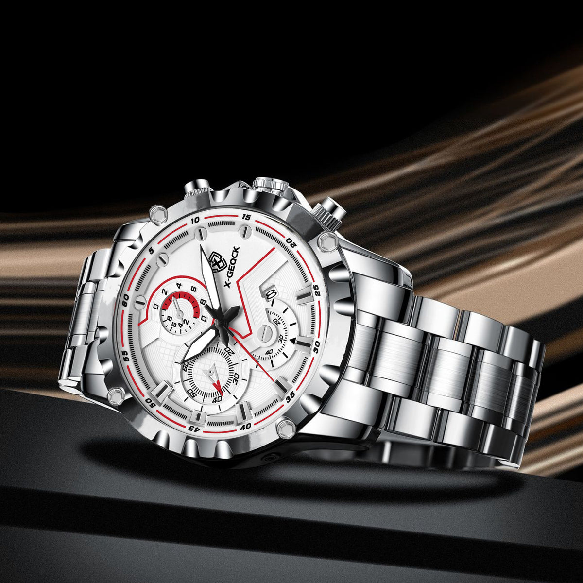 X-GEQCK DRL4 Men's Chronograph Quartz Wristwatch