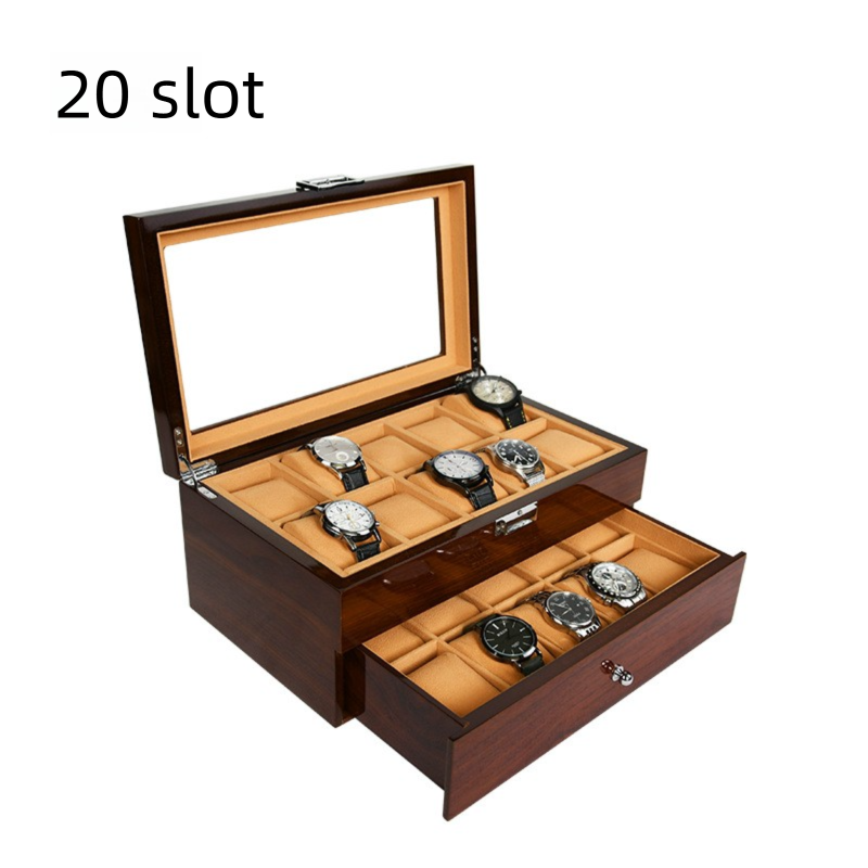 Wooden Watch Storage and Display Box