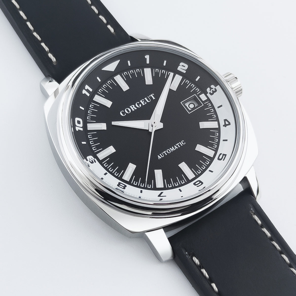 Corgeut 6018 NH35 Movement Sapphire Mirror 100m waterproof