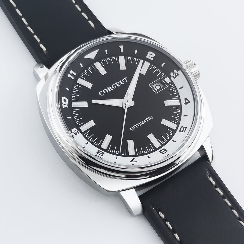 Corgeut 6018 NH35 Movement Sapphire Mirror 100m waterproof