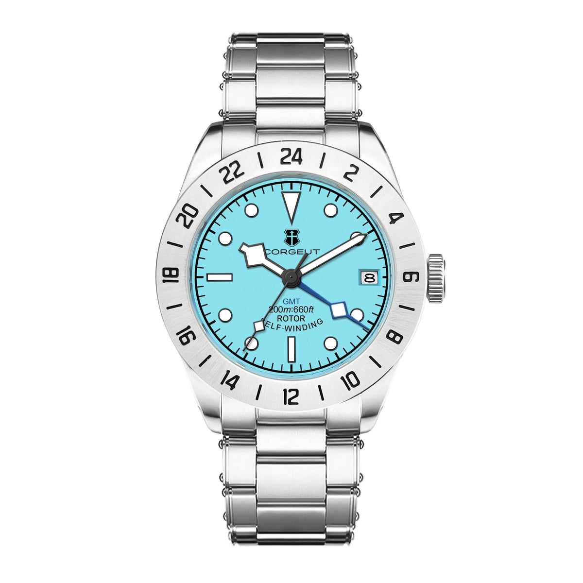 Corgeut 6005 NH35 Movement Sapphire Mirror 200m waterproof