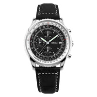 Corgeut 9001 VK67 Movement Mineral Glass 30m Waterproof