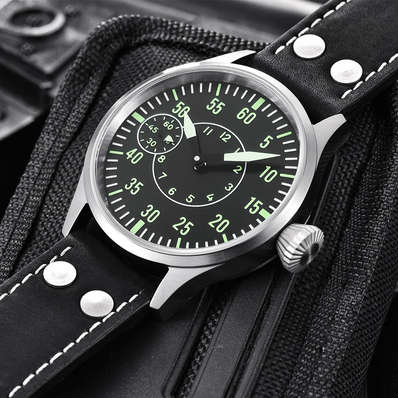 Corgeut 6025 ST3600 Movement Sapphire Mirror 30m Waterproof