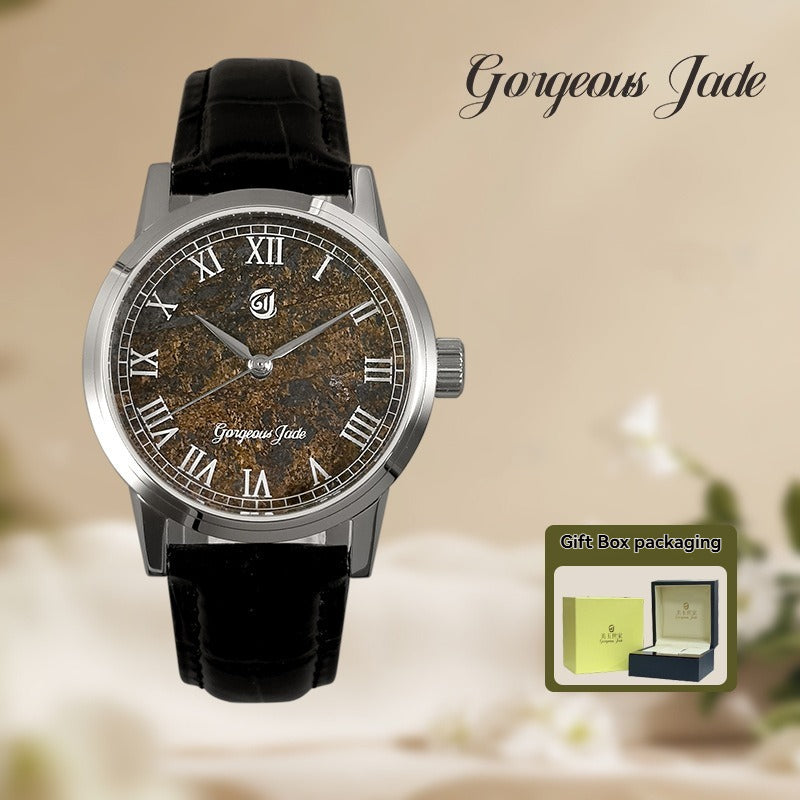 Gorgeous Jade MY25058 8215 Movement Bronze Pyroxene Dial Watch