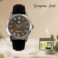 Gorgeous Jade MY25058 8215 Movement Bronze Pyroxene Dial Watch