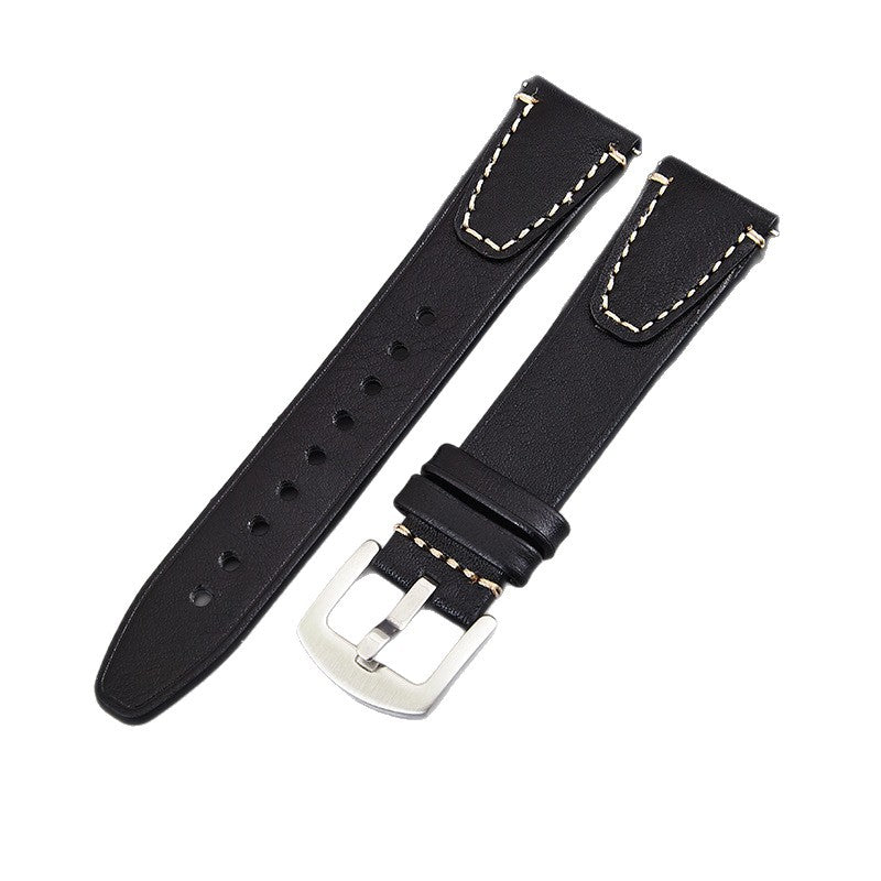High-end vintage tree resin leather strap
