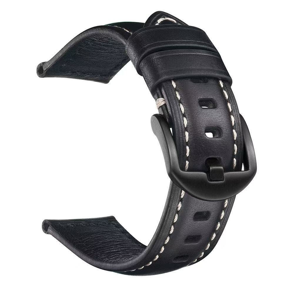 Oil Leather Top Grain Cowhide Watch Strap