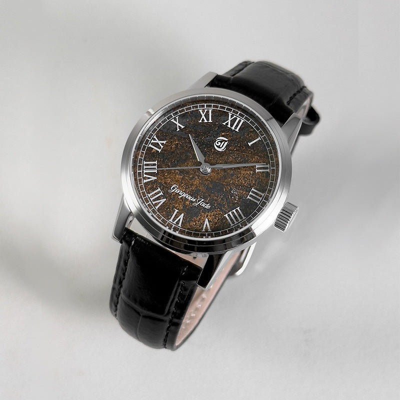 Gorgeous Jade MY25058 8215 Movement Bronze Pyroxene Dial Watch