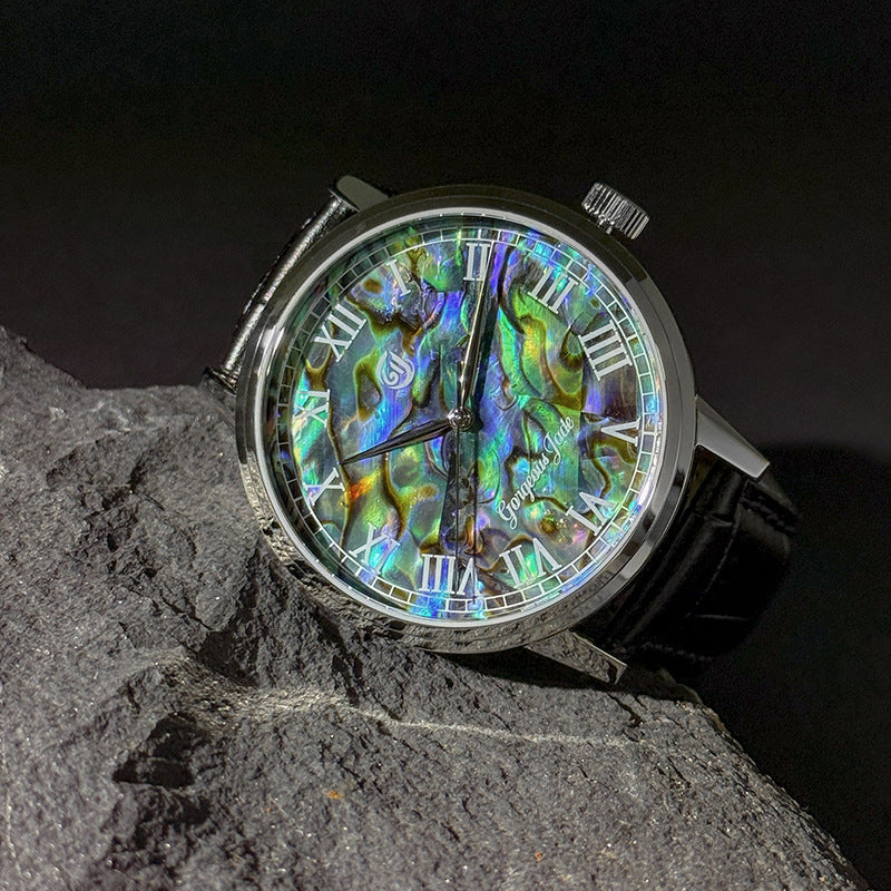 Gorgeous Jade MY25052 8215 Movement Abalone Shell Dial Watch