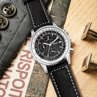 Corgeut 9001 VK67 Movement Mineral Glass 30m Waterproof