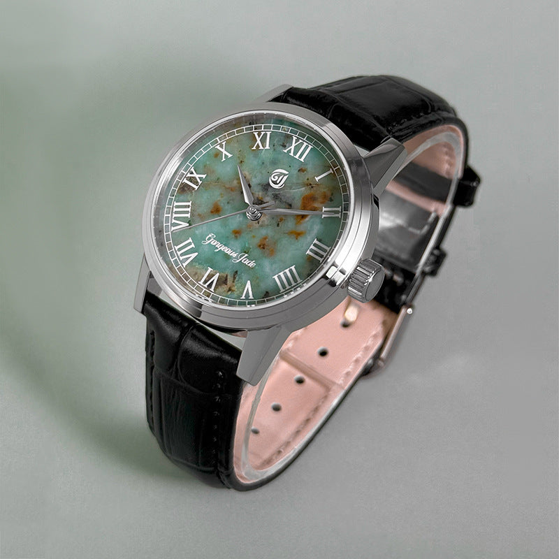 Gorgeous Jade MY25055 8215 Movement African Turquoise Dial Watch