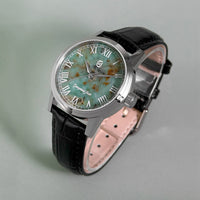 Gorgeous Jade MY25055 8215 Movement African Turquoise Dial Watch