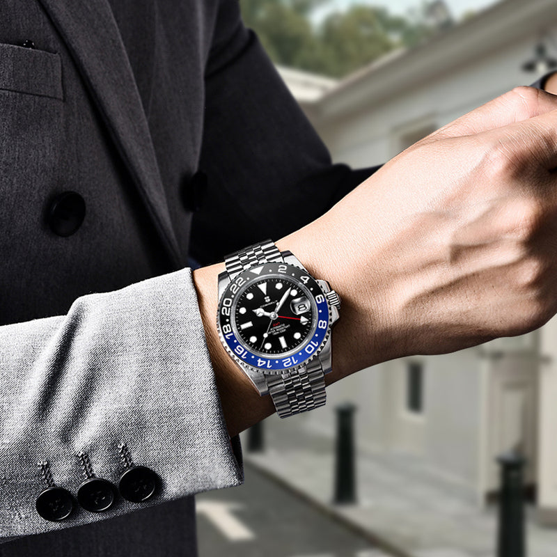 Corgeut 6001 NH34 Movement Sapphire Mirror 100m waterproof