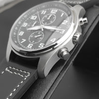 Corgeut 9003 OS00 Movement Mineral Glass 30m Waterproof