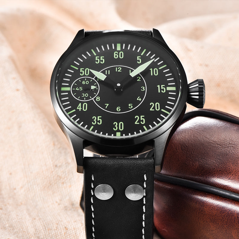 Corgeut 6025 ST3600 Movement Sapphire Mirror 30m Waterproof