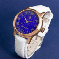 Gorgeous Jade MY250524 8215 Movement Lapis Lazuli Dial Watch