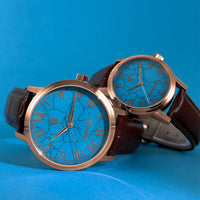 Gorgeous Jade MY250521 8215 Movement Synthetic Turquoise Dial Watch