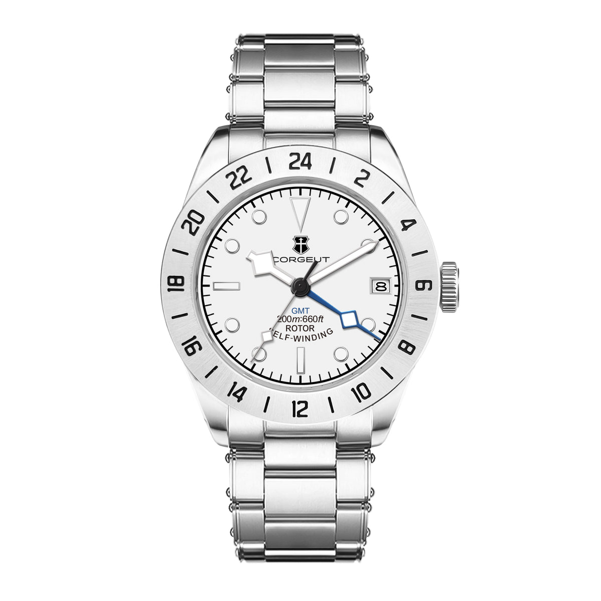 Corgeut 6005 NH35 Movement Sapphire Mirror 200m waterproof