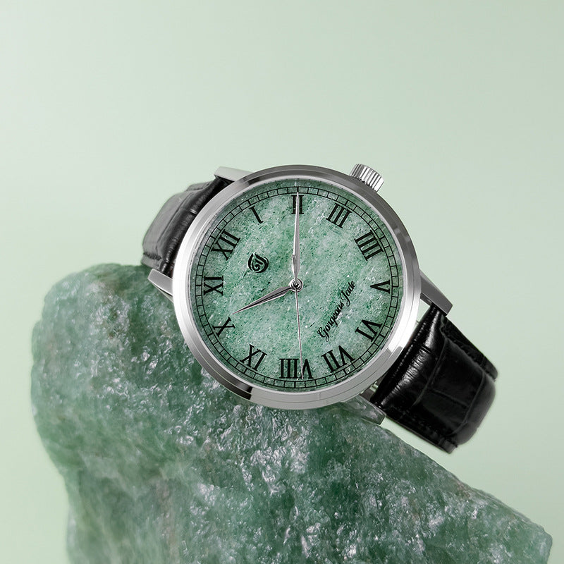 Gorgeous Jade MY250519 8215 Movement Green Strawberry Quartz Dial Watch