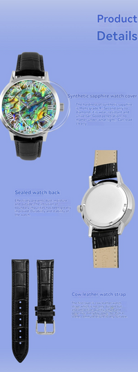 Gorgeous Jade MY25052 8215 Movement Abalone Shell Dial Watch