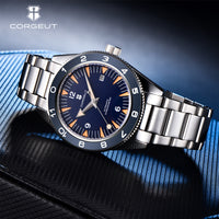 Corgeut 6013 NH35 Movement Sapphire Mirror 100m waterproof