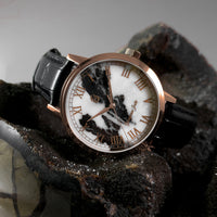 Gorgeous Jade MY250510 8215 Movement Zebra Stone Dial Watch