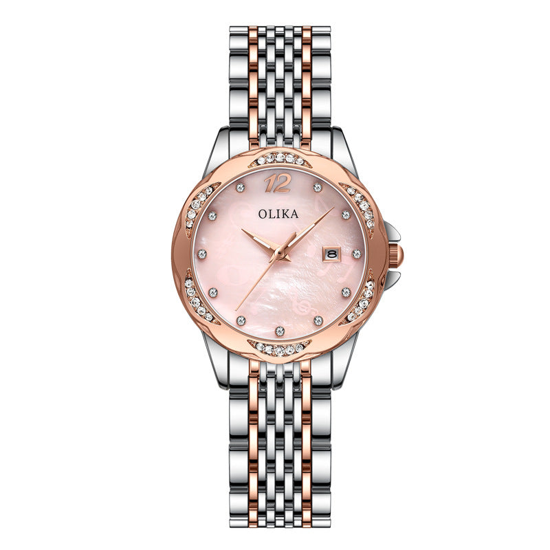 OLIKA 6604L Fritillary Face Women Quartz Watch