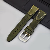 High-end vintage tree resin leather strap