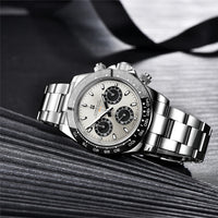 Corgeut 9002 VK63 Movement Sapphire Mirror 30m waterproof