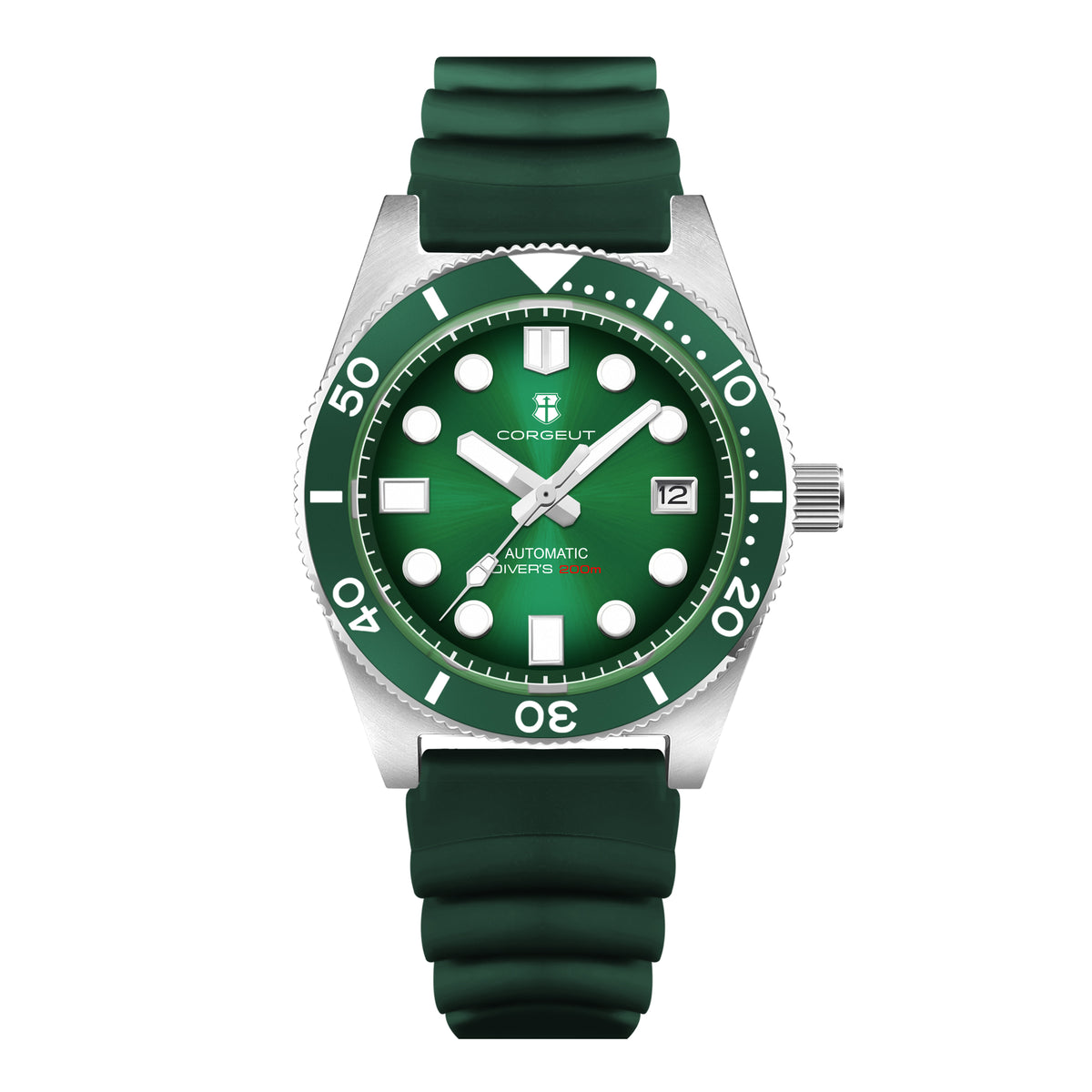 Corgeut 6020 NH35 Movement Sapphire Mirror 100m waterproof