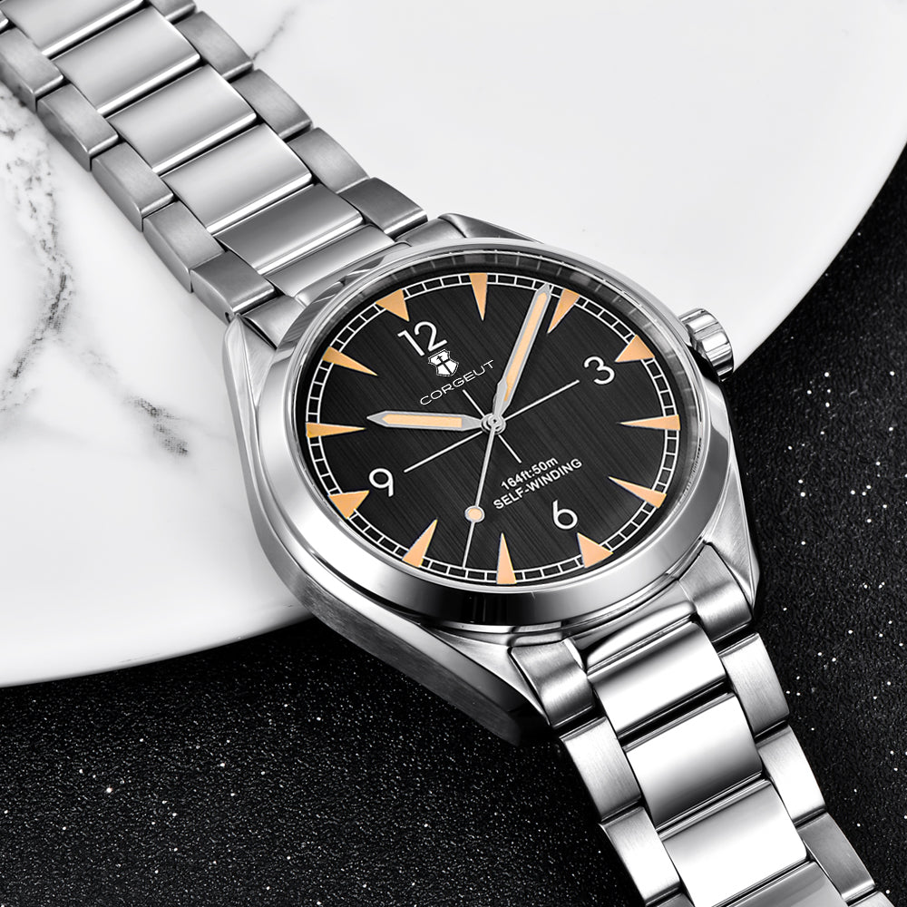 Corgeut 6010 NH35 Movement Sapphire Mirror 100m waterproof