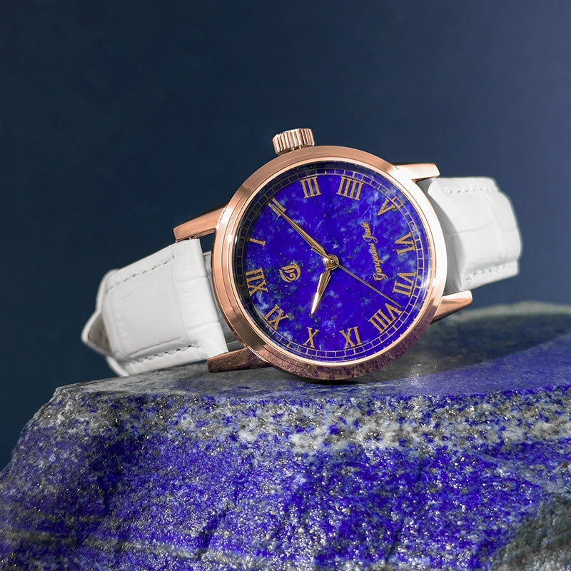 Gorgeous Jade MY250524 8215 Movement Lapis Lazuli Dial Watch