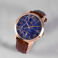 Gorgeous Jade MY250518 8215 Movement Blue-Veined Stone Dial Watch